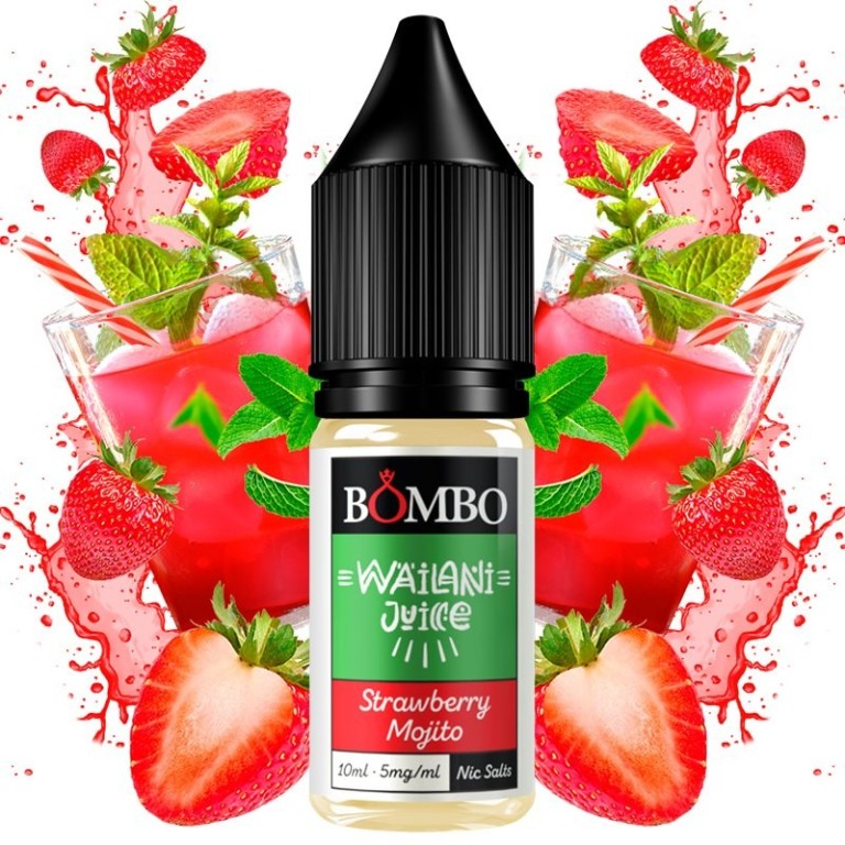 Strawberry Mojito - Wailani Juice By Bombo Nic Salts 10ml