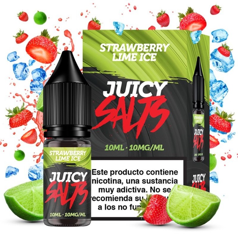 Strawberry Lime Ice 10 ml - Juicy Salts
