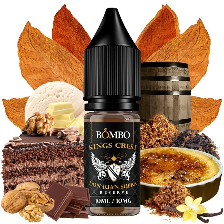 Don Juan Supra Reserve Nic Salt 10 ml - King Crest By Bombo