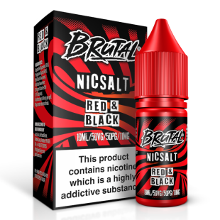 Red & Black - Brutal Nic Salt 10ml