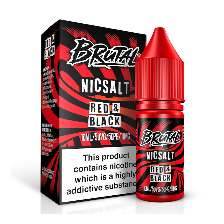 Red & Black - Brutal Nic Salt 10ml