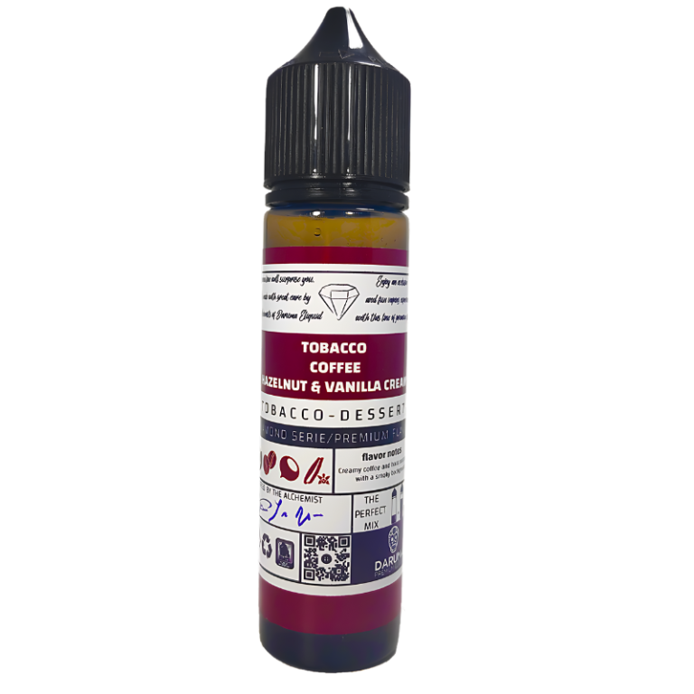 Longfill Tobacco, Coffee, Hazelnut & Vanilla Cream 10ml - Gama Diamond Line by Daruma Eliquid