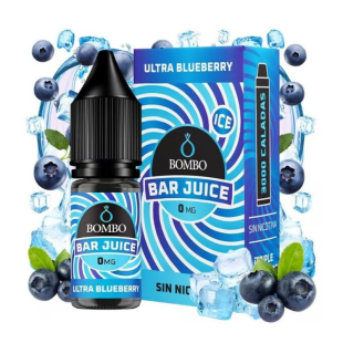 Ultra Blueberry Ice 10ml - Bombo Bar Juice