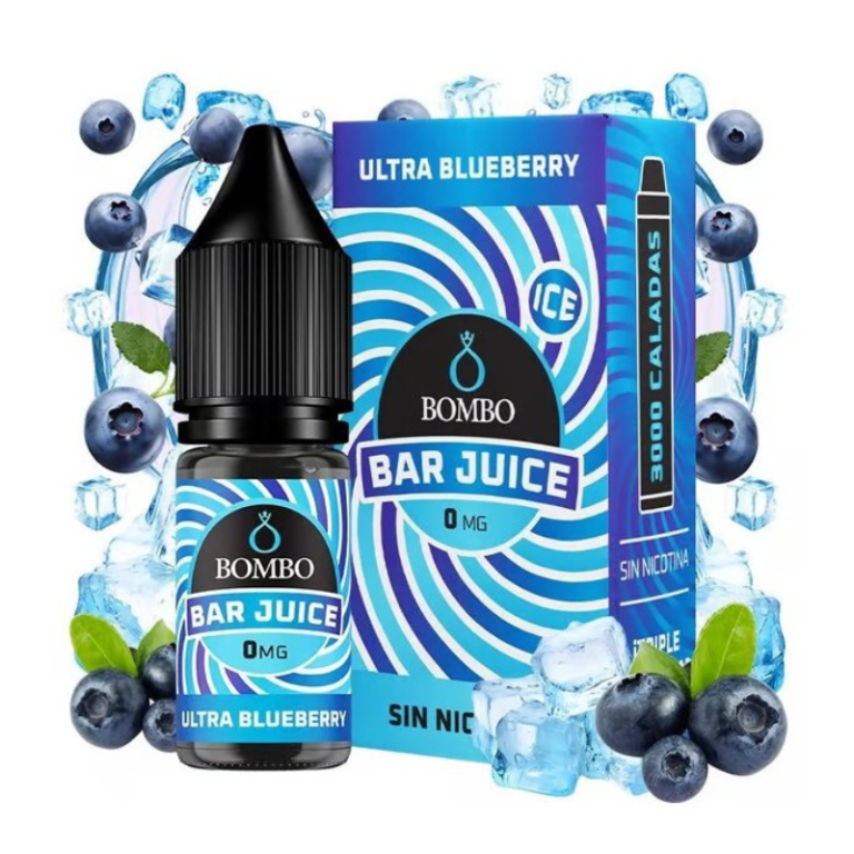 Ultra Blueberry Ice 10ml - Bombo Bar Juice