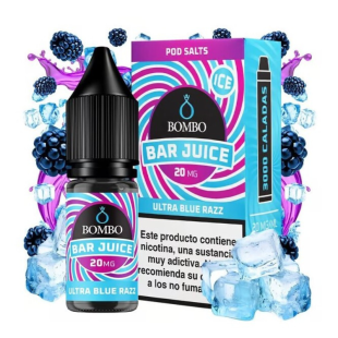 Ultra Blue Razz Ice 10ml - Bar Juice by Bombo