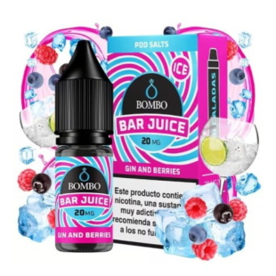 Gin & Berries Ice 10ml - Bar Juice by Bombo