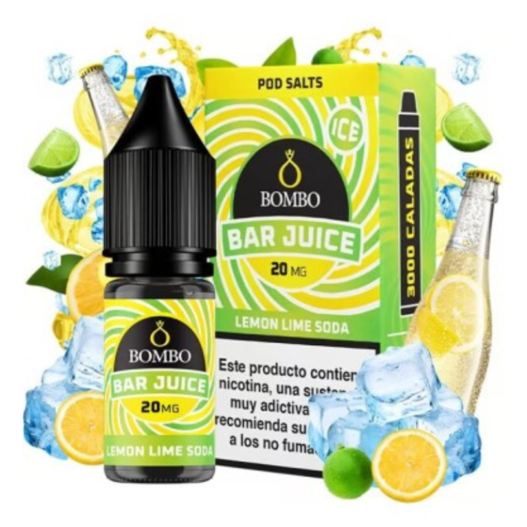 Lemon Lime Soda Ice 10ml - Bar Juice by Bombo
