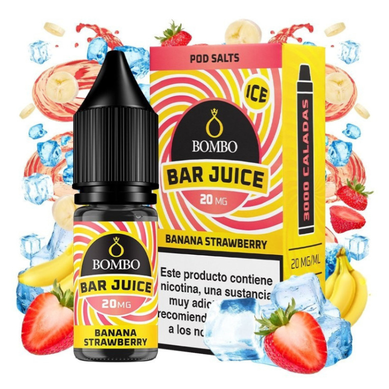 Banana Strawberry Ice 10ml - Bar Juice by Bombo