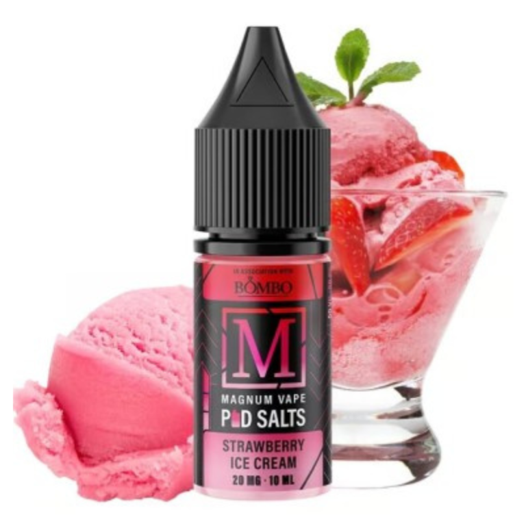 Strawberry Ice Cream 10ml - Magnum Vape Pod Salts