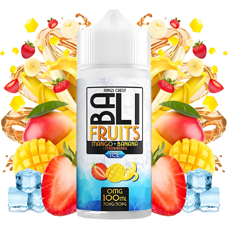 Aroma Longfill Mango + Banana + Strawberry Ice - Bali Fruits by King Crest 30ml
