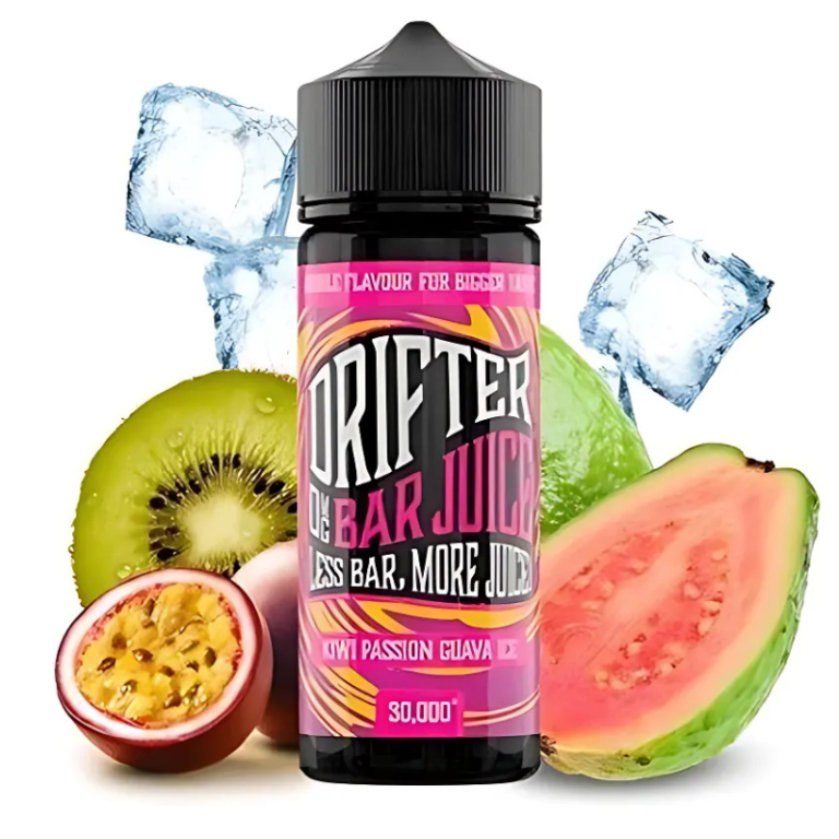 Juice Sauz Drifter Bar Kiwi Passion Guava Ice 24ml (Longfill)