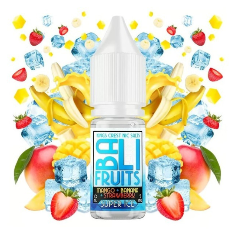 Mango + Banana + Strawberry SuperIce - Bali Fruits by King Crest Nic Salts 10ml