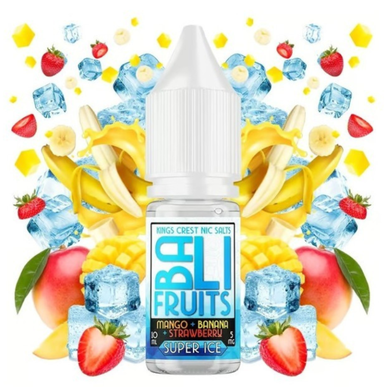 Mango + Banana + Strawberry Ice - Bali Fruits by King Crest Nic Salts 10 ml
