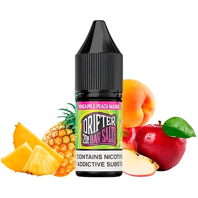 Juice Sauz Drifter Bar Salts Pineapple Peach Mango 10ml