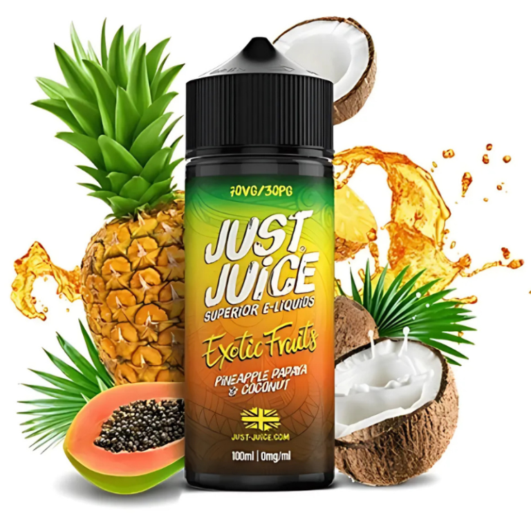Longfill Papaya, Pineapple & Coconut 24ml - Just Juice Exotic Fruits