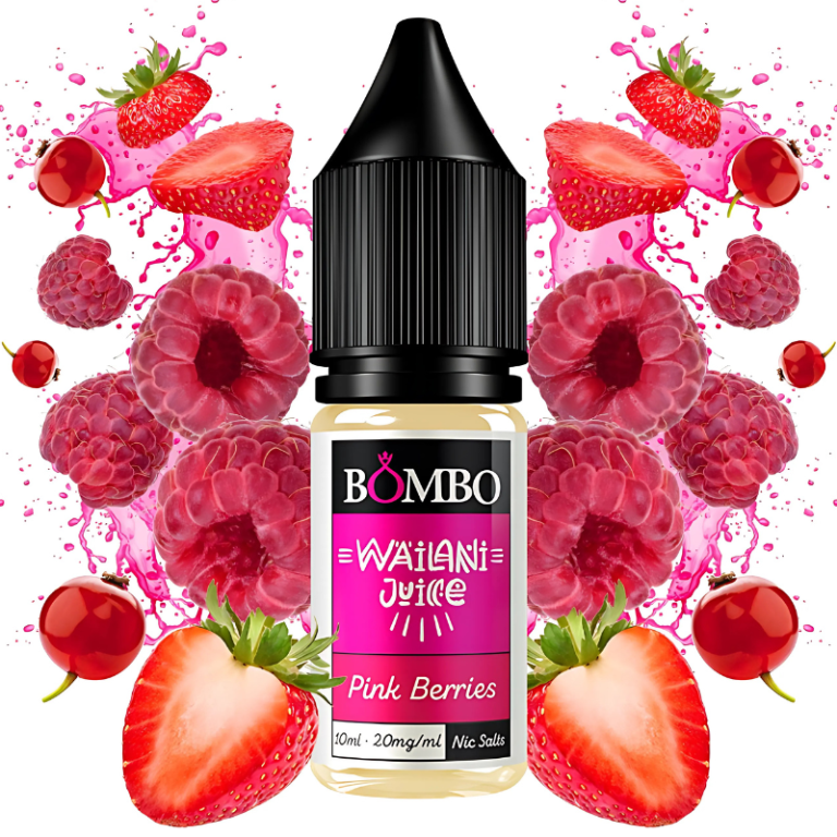 Pink Berries Nic Salts 10ml by Wailani Juice  Bombo