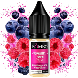 Blueberry And Raspberry Nic salts 10 ml by Wailani Juice by Bombo
