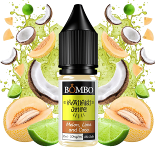 Melon Lime & Coco Nic Salts 10 ml by Wailani Juice by Bombo