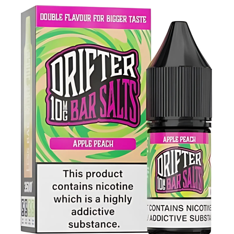 Apple Peach 10ml Juice Sauz Drifter Bar Salts