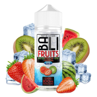 Watermelon + Kiwi + Strawberry Ice 100ml - Bali Fruits