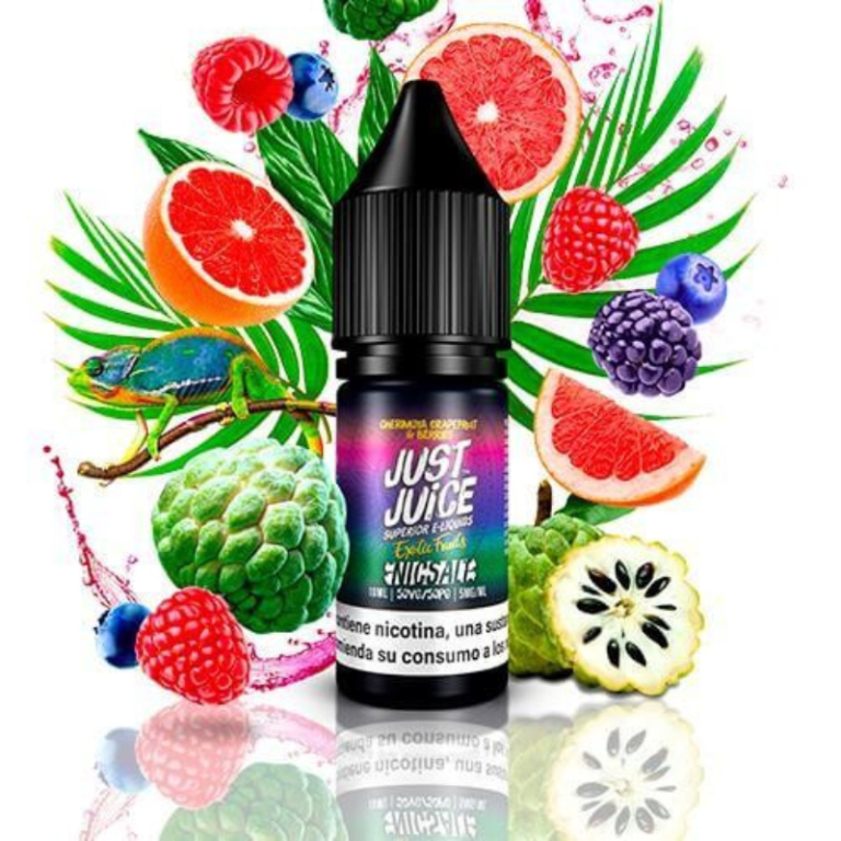 Nic Salt Exotic Fruits Salt Cherimoya Graperfruit & Berries 10ml Just juice