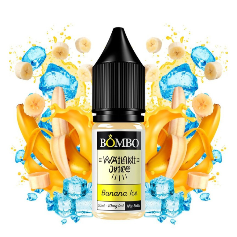 Banana Ice 10ml - Wailani Juice Nic Salts by Bombo