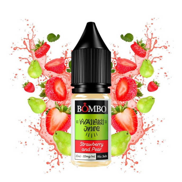 Strawberry and Pear 10ml - Wailani Juice Nic Salts by Bombo