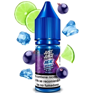 Blackcurrant Lime Ice 10ml - Just Juice Nicsalt